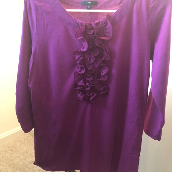 Gap Ruffled Top - Size M - Picture 2 of 2